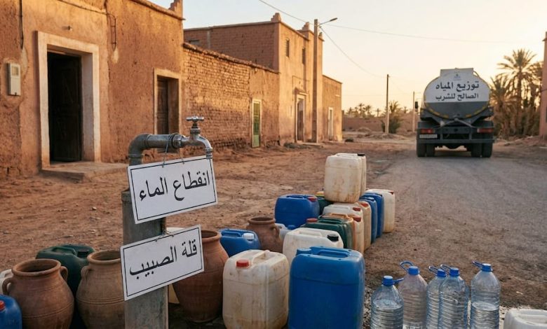 مع اشتداد حرارة الصيف: انقطاعات المياه وضعف الصبيب يُعقدان حياة ساكنة قلعة السراغنة