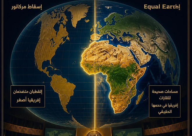 إنصاف جغرافيا القارة السمراء: الأمم المتحدة تعتمد قراراً لتصحيح حجم إفريقيا على الخرائط العالمية