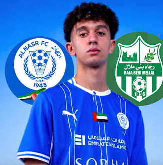 موهبة رجاء بني ملال إلياس فرج ينتقل إلى النصر الإماراتي في خطوة احترافية جديدة