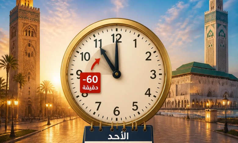 المغرب يعتمد التوقيت القانوني غرينيتش بشكل دائم ابتداء من الأحد المقبل