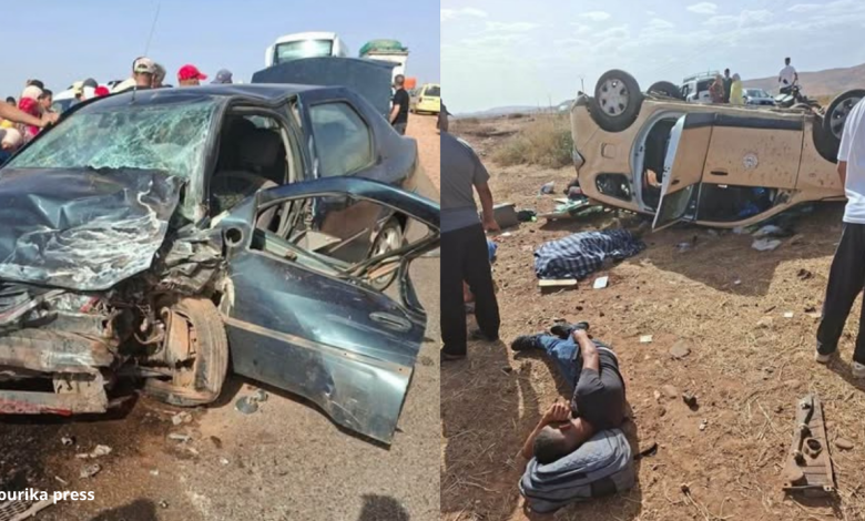 ليلة دامية بالحوز.. اصطدام عنيف ينهي حياة شخصين ويُسقط عدداً من الجرحى!