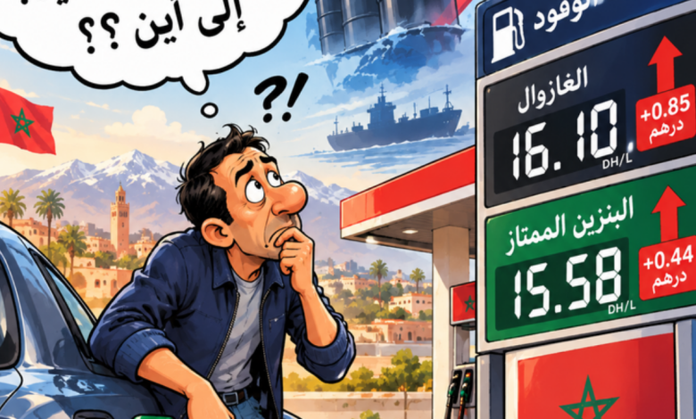 رتفاع جديد في أسعار المحروقات بالمغرب.. الغازوال يتجاوز 16 درهماً للتر